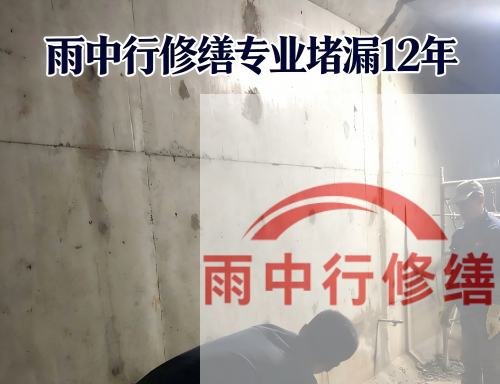 荆门某商场电梯井堵漏案例